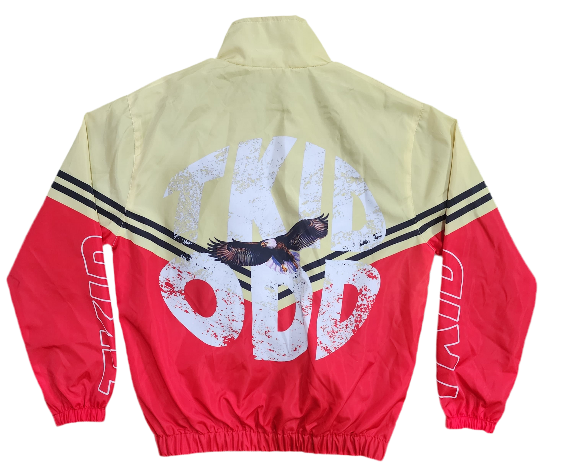 Red TKID X ODD nylon suit