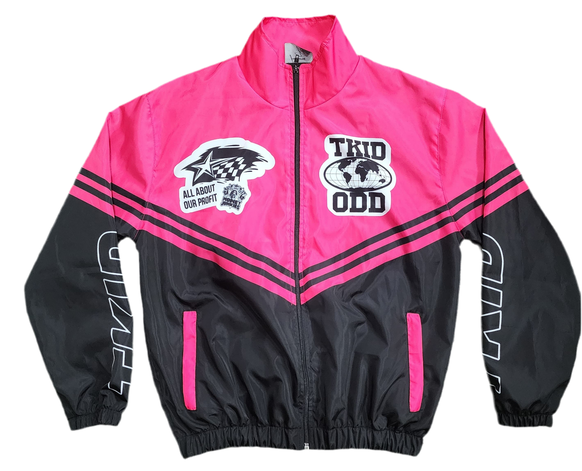 Pink ODD X TKID nylon suit