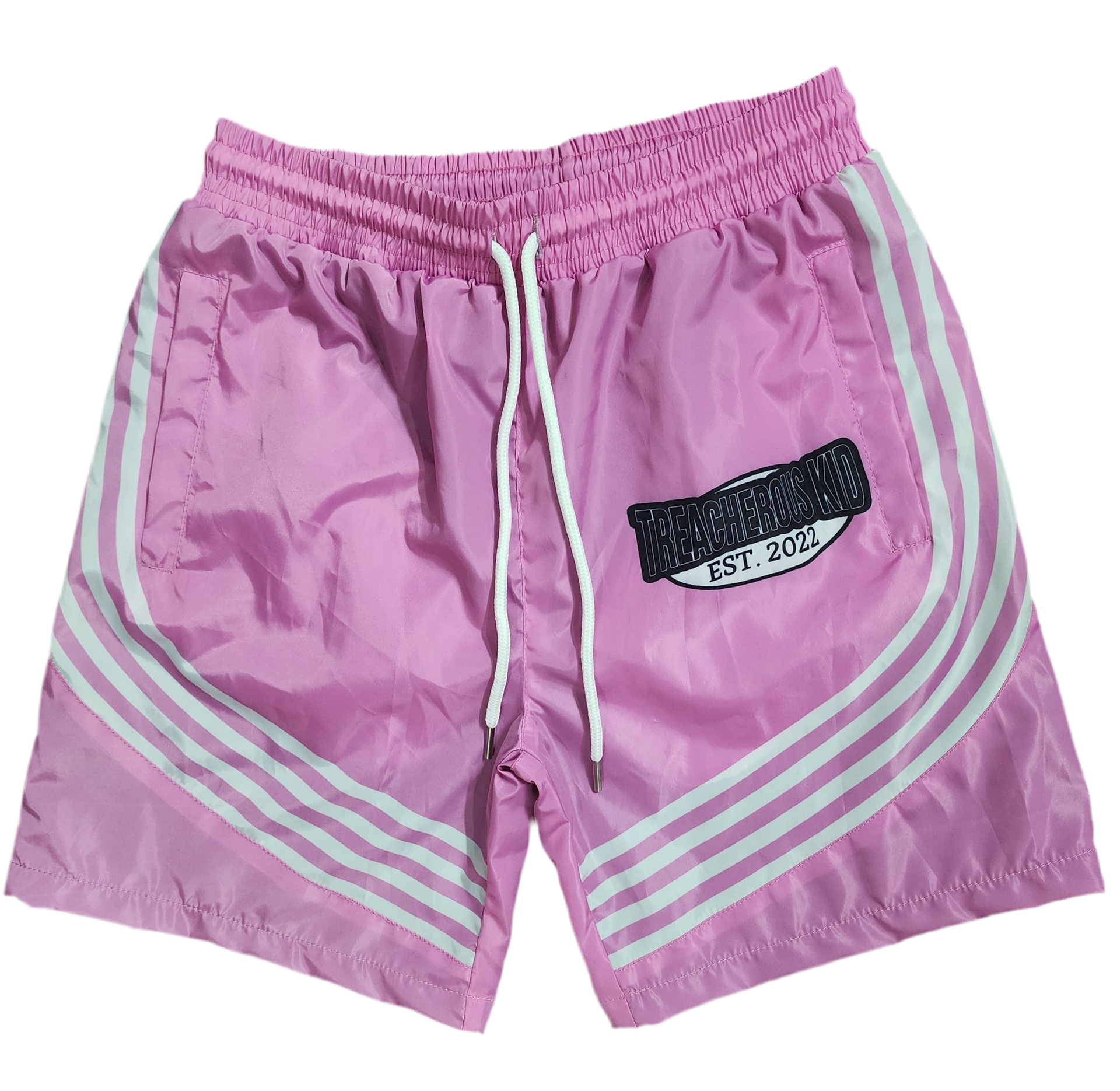 Pink Est 22 nylon shorts