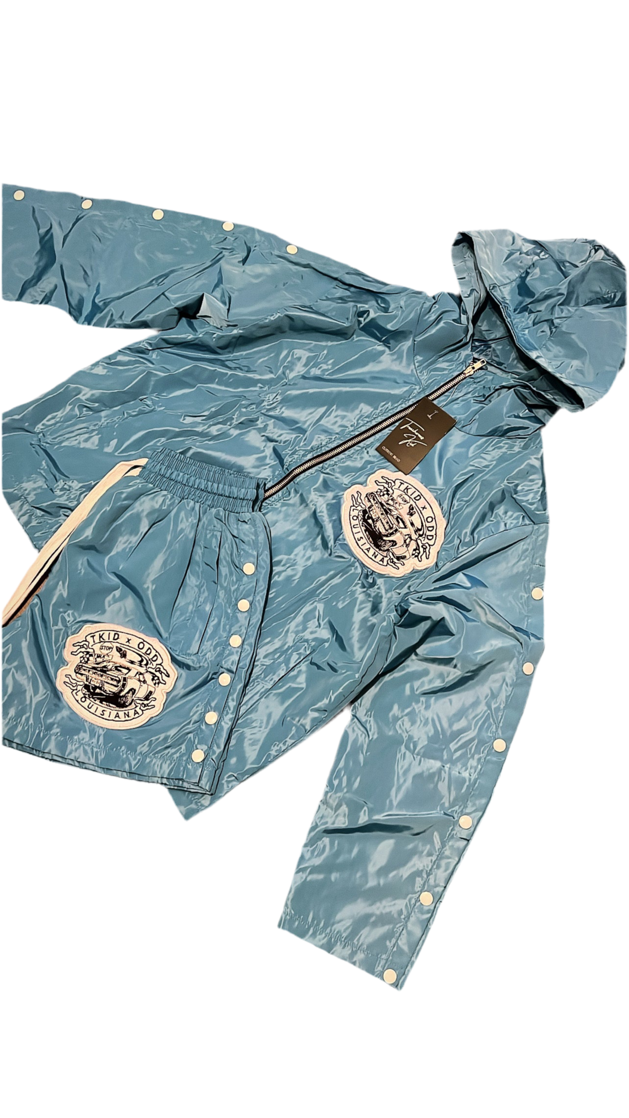 BABY BLUE TKID X ODD MLK NYLON SUIT