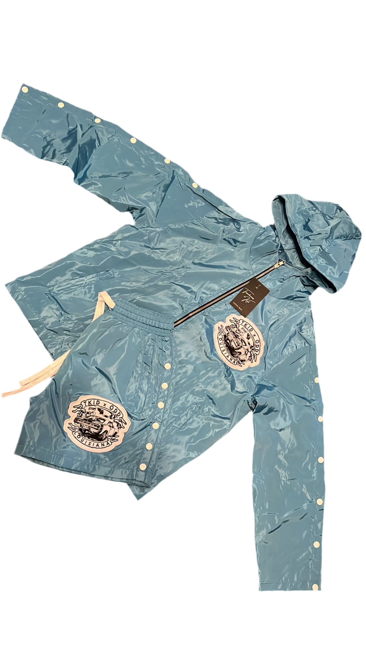 BABY BLUE TKID X ODD MLK NYLON SUIT